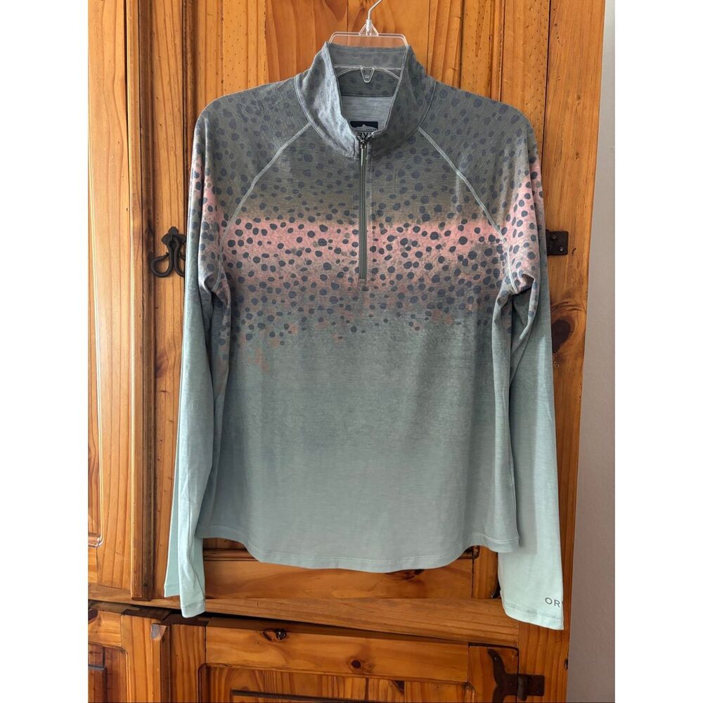 Orvis 1/4 Zip Long Sleeve Top